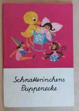 Schnatterinchens Puppenecke DDR Musikalisches Kinderbuch VEB Lied der Zeit 