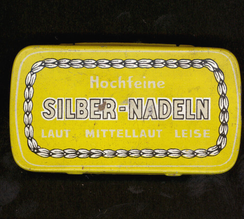 Nadeldose silber nadeln - nadeldose, "silber-nadeln"