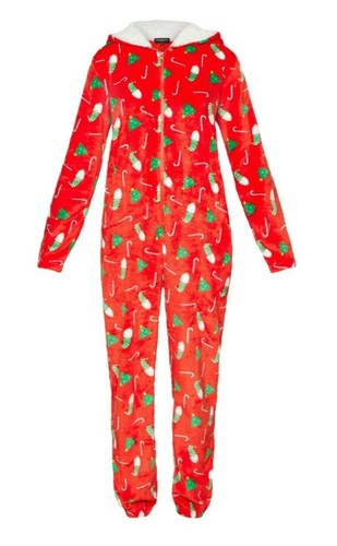 Damen jumpsuit weihnachtlich - jumpsuit,