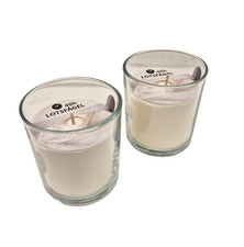 IKEA 2x Lotsfagel Duftkerze im