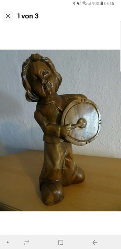 Holz figur trommler - figur,