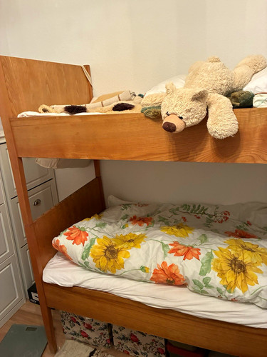Etagenbett aus holz braun - etagenbett,