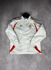 Deutschland Adidas Jacke Vintage Retro Training Top DFB Weiß Schwarz Größe L