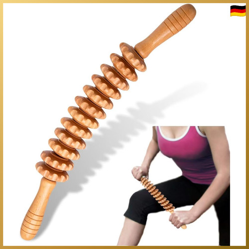 Massageroller holz faszienstab - holz,
