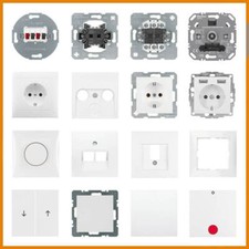 Berker S.1 Polarweiss matt Steckdose Schalter Wippe Rahmen Dimmer Auswahl
