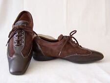 "GRITTI" Schnür-Halbschuhe/Sneaker/Loafer Gr.38-38,5 Leder braun; TOP-Zustand!!!