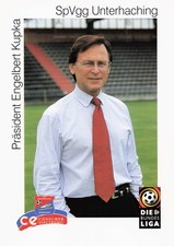 Präsident Engelbert Kupka - Autogramm unsigniert Unterhaching SpVgg