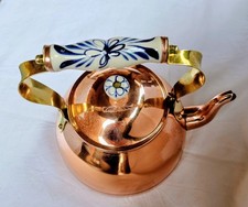 Vintage Kupfer Wasserkessel Nijhoff Holland | ca. 1,5 Liter | sehr gut erhalten