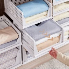 3 Stück Schrank Organizer Kleiderschrank,  Aufbewahrungsbox, Schließfächer