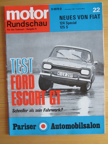 Motor rundschau ford - rundschau, 22/68:
