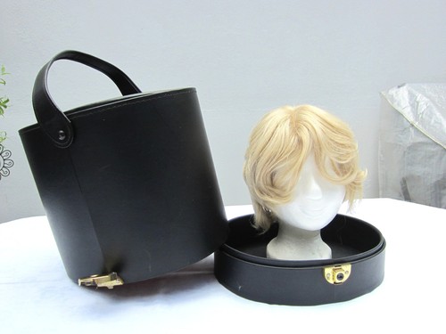 Vintage perückenkoffer mit - -,