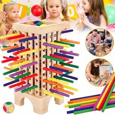 Montessori Spielzeug Pädagogisches Holzbrettspiel für Kinder ab 3 4 5 6 Jahren