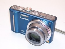 Panasonic LUMIX DMC-TZ10 12.1MP Digitalkamera - Blau