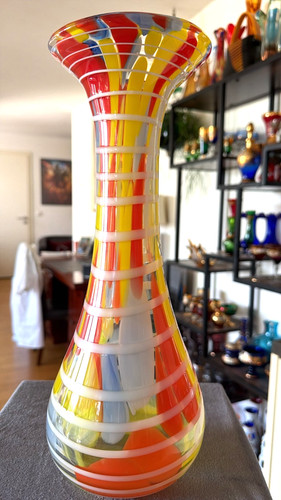 Große glas vase - murano,