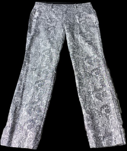 Damenhose silber schimmernd - damenhose,