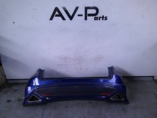 Honda Civic 8 Type S 3 Türer Heckstoßstange Heck Stoßstange PDC blau metallic