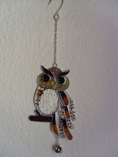 Fensterbild Eule Tiffany Deco