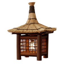 Exotische Lampe Palawan Braun