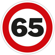 Blechschild  65. Geburtstag