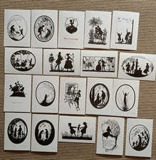 19 Scherenschnitt Postkarten