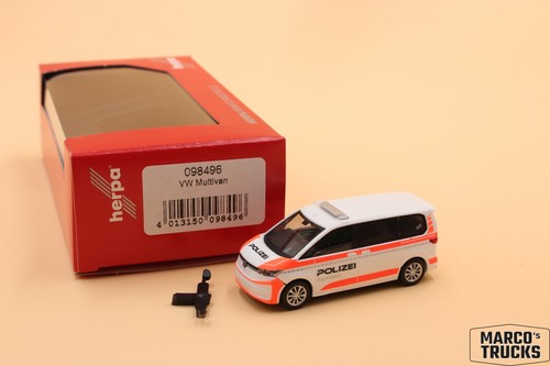 Herpa multivan polizei - vw, "polizei
