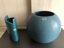 ASA Selection grün Kugelvase Höhe 15 cm & andere Vase Höhe 13 cm - NEU -