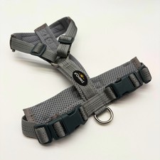 Y-Hundegeschirr + gravierte Hundemarke, gepolstert, reflektierende Nähte