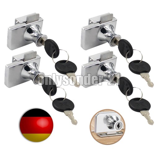 Glastürschloß vitrinen - 4x,
