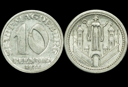Notgeld pfennig 1921 alu - notgeld:, 10