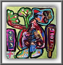 Mann  Pop Art  Malerei  Kunst