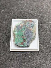 Hämatit, Malachit, ged. Silber, VranciceOkres Pribram, Tschechien