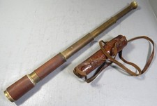 Teleskop-Fernrohr aus Messing, antik, Nautik Maritim Fernrohr Schiffsfahrt 525mm