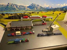 5 x Schwertransport LKW + Kran