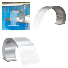Schwalldusche Edelstahl Schwallbrause Pool Wasserschwall mit/ohne LEDs