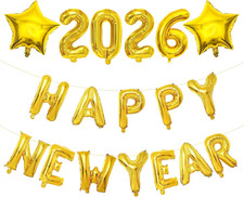 Silvester Deko 2026 Ballons