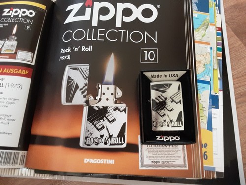 Zippo ovp rock roll - 1973, mit