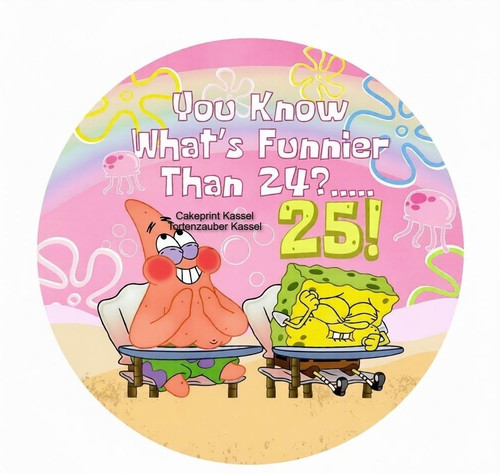 Spongebob tortenaufleger - spongebob,