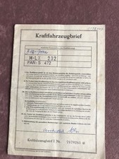 Fahrzeugbrief