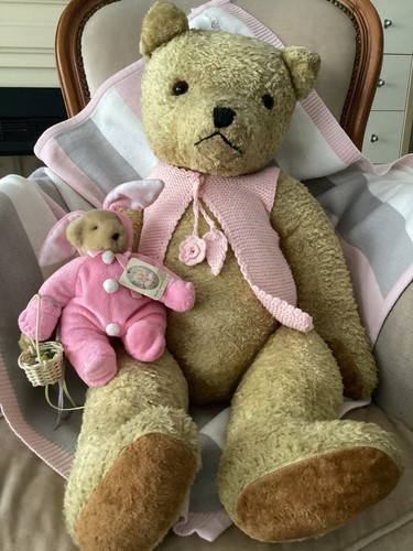 Großer antik teddybär 75cm - -,