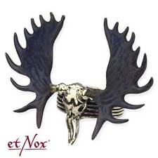 Geweih Schädel Skull Ring Gothic deluxe Steampunk Hirsch etNox BR8001S