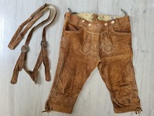 Original Trachtenlederhose "COUNTRYline" Gr. 52, kniebund, 100% Echtleder