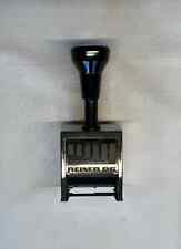 Alter Datumstempel Paginierstempel Marke Reiner B6 Type 2 in Metall
