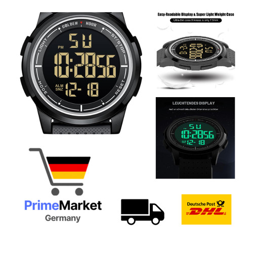 Ultradünne digitaluhr herren - ultradünne,