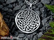 925 Silber keltischer Rundknoten Anhänger Celtic Knot endloser Knoten Schmuck