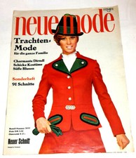 Neue Mode Trachten Mode 1967 incl. Schnittmuster