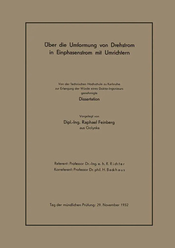 Raphael feinberg über die - feinberg,