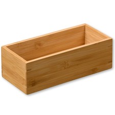 Aufbewahrungsbox - braun - Bambus - 24x11 cm