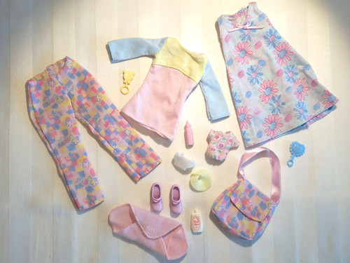 Barbie midge baby vintage - barbie,