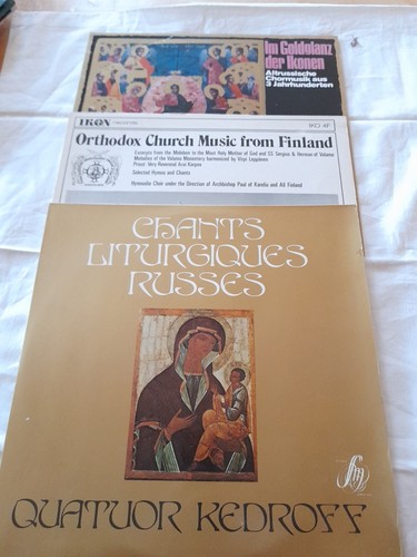 3lp orthodoxe kirchenmusik aus - 3lp,