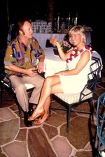 Dia Steven Stills w/ wife - Mauna Lani, Hawaii 1992 Slide 35mm T39-8-5-4